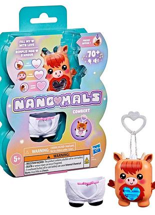 Интерактивная игрушка nanomals s1 – шотландская коровка