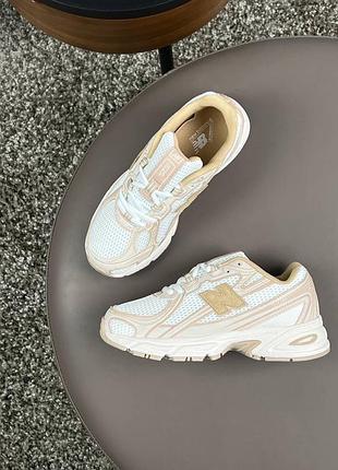 New balance 740 white beige