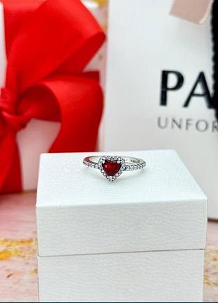 Акция! серебряное женское кольцо pandora, пандора подарок