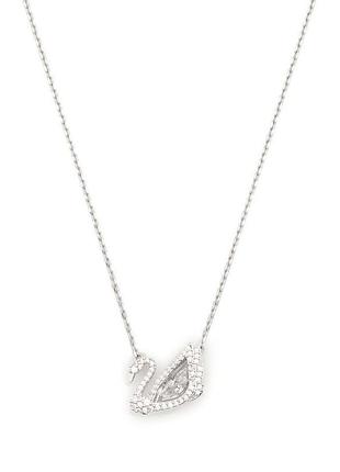 Элегантная подвеска swarovski лебедь / на подарок