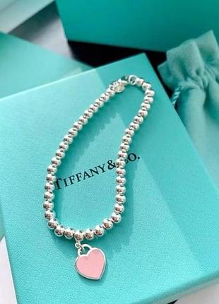 Cрібний браслет на руку тіфані tiffany / лучший подарок