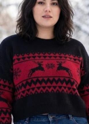 Тепленький свитерик,оверсайс,укороченный,новый, shein 40/42, l,xl