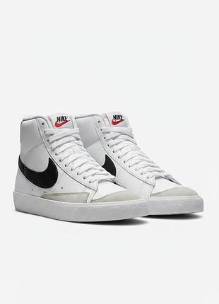 Шкіряні високі кросівки nike blazer mid '77 vintage (оригінал)