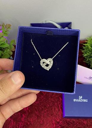 Цепочка swarovski "сердце" / лучший подарок