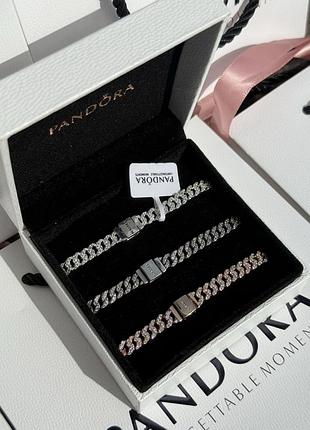 Елегантний масивний браслет pandora пандора на подарок