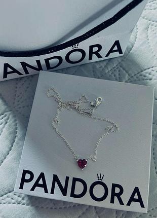 Серебрянная цепочка подвеска pandora - на подарок
