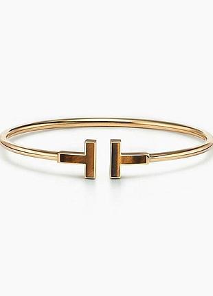 Золотий браслет tiffany / на подарок