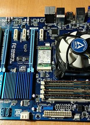 Комплект gigabyte ga-h77-d3h+intel core i5 3470+16gb+cooler box+ssd 128gb