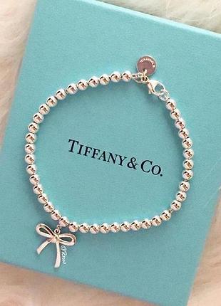 Жіночий срібний браслет tiffany / на подарок