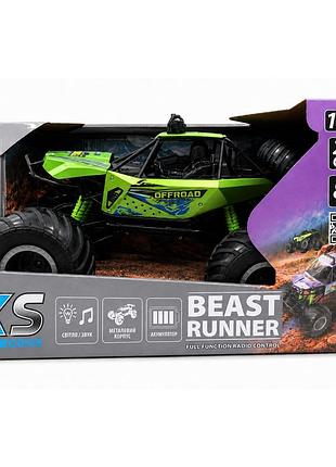 Автомобиль ks drive на р/у - beast runner (2.4 ghz, аккум. 7.4 v, зелений)