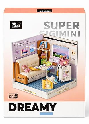 Конструктор-румбокс mini house серії інтер'єр міні – купе поїзда
