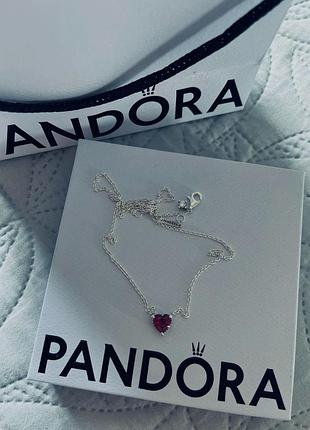 Срібний ланцюжок підвіска pandora — на подарунок