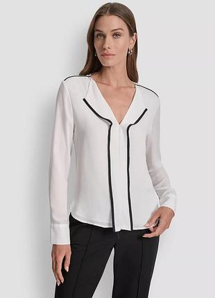 Женская полупрозрачная блузка dkny