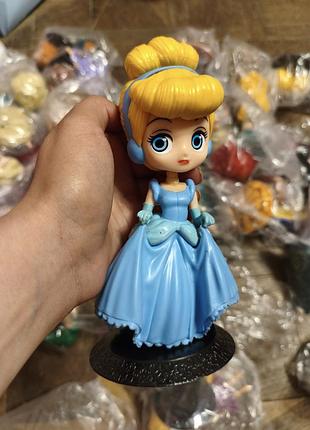 Анимет фигурка золушка 16,5 см статуэтка чиби золошки дисней cinderella chibi disney принцесса в платье