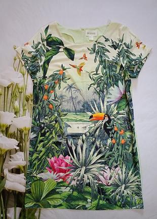 Коротке атласне літнє плаття, розмір xxxl.