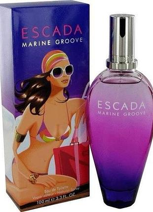 Туалетна вода жіноча escada marine groove, 100 мл