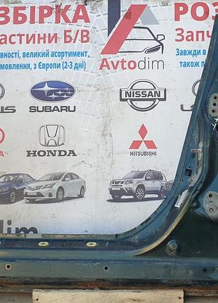 Стійка кузова центральна з порогом ліва темно зелена 51429sa0109p subaru forester sg 2002-2008