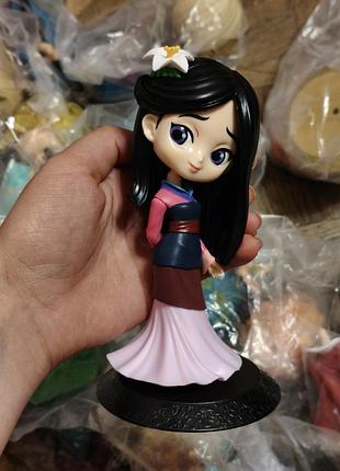 Аниме фигурка мулан 14 см статуэтка чиби дисней chibi disney принцесса в платье