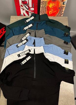 Світшот stone island quarter-zip