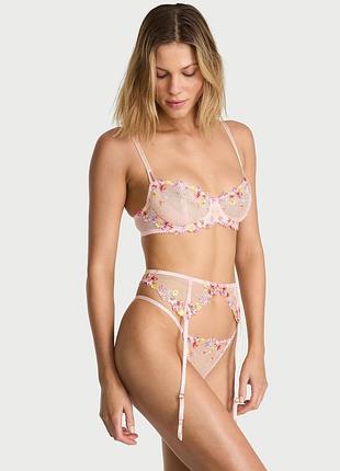 Трусики з поясом для панчіх victoria's secret