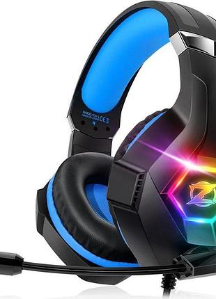 Игровая гарнитура ozeino для пк, ps4, ps5, xbox с объемным звуком 7.1, игровые наушники с микрофоном с шумоподавлением,