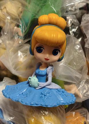 Анимет фигурка золушка 11 см статуэтка чиби золошки дисней cinderella chibi disney принцесса в платье