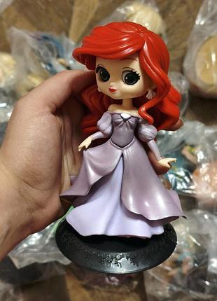 Аниме фигурка русалочка ариэль 13 см статуэтка чиби дисней chibi disney принцесса в платье