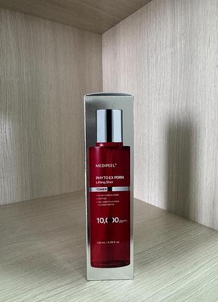 Освіжаючий і відновлюючий тонер medipeel phyto exosome parn lifting shot toner 130ml
