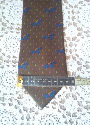Вінтаж! краватка чоловічий від hugo boss, натуральний шовк італія5 фото
