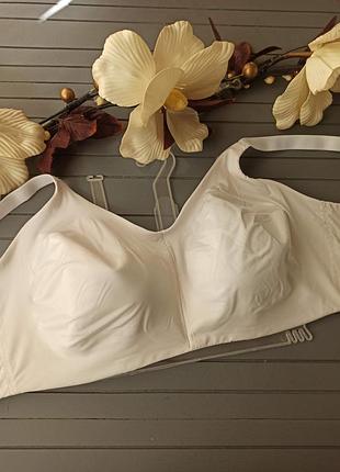 Гладкий безшовний бюстгальтер без кісточок 42dd/95е