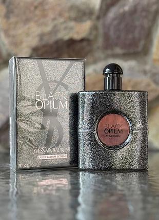 Жіночі парфуми black opium extreme 90мл стійкі парфуми жіночі на подарунок якісні жіночі духи шлейфові парфуми блек опіум