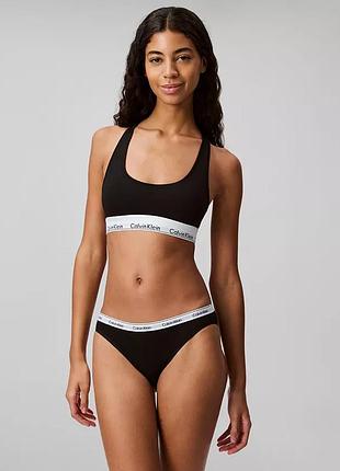 Жіночі труси-бікіні calvin klein women's icon logo bikini underwear - m
