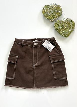 Джинсова спідниця h&m для дівчинки, р. 140 (9–10 років), нова