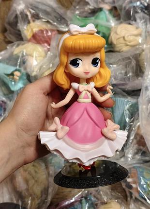 Аниме фигурка золушка 16 см статуэтка чиби золошка дисней chibi disney принцесса в платье