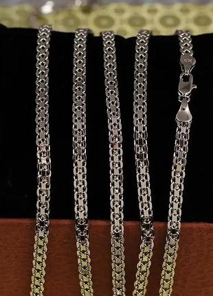 Ланцюг xuping jewelry бісмарк 60 см 4 мм сріблястий