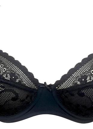 Бюстгальтер з мереживом для жінки dim lycra® d0dpz 80b чорний