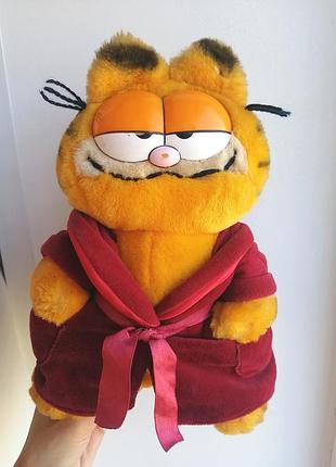 Кот гарфилд 1981 винтажный коллекционная игрушка винтаж garfield dakin мягкая игрушка в халате