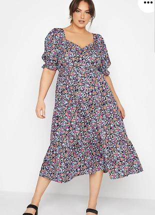 Ярусное платье 👗 большого размера
