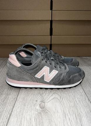 Кросівки new balance жіночі, розмір 37, замша, сірі з дефектом