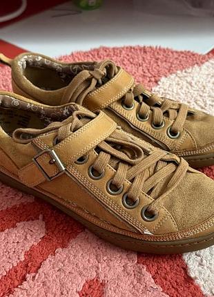 Шикарные кожаные кеды кроссовки timberland/оригинал