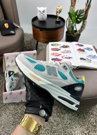 New balance 991 grey turquoise