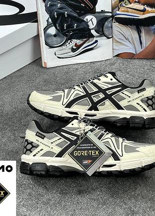 Asics gel-kahana 8 black beige  (gore-tex)
