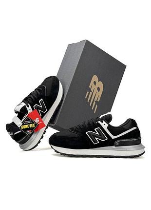 Чоловічі кросівки new balance 574 classic gtx black white