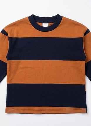 Футболка-лонгслів з манжетами для хлопчика h&m 1076254-6 098 см (2-3 years) різнобарвний