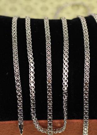 Ланцюг xuping jewelry бісмарк 60 см 3 мм сріблястий