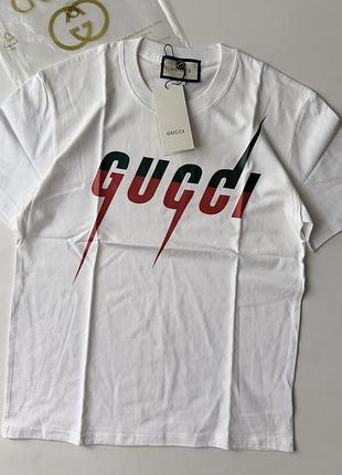 Стильна чоловіча футболка gucci 🔥
