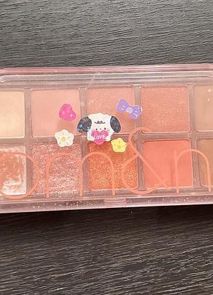 Rom&nd better than palette 08 peach dahlia garden палетка