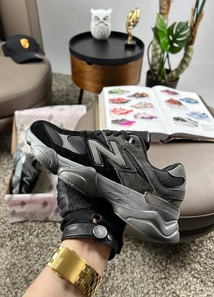 New balance 9060 dark grey black