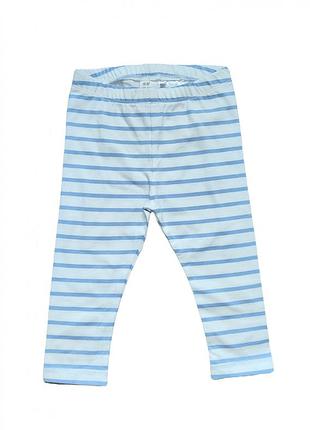 Лосини бавовняні трикотажні для дівчинки h&m 0869623-019 092 см (18-24 months) білий