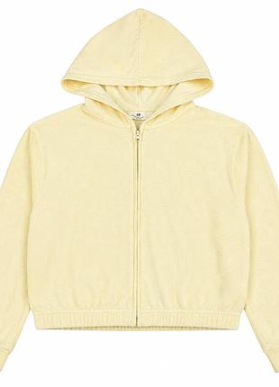 Толстовка двунитка для девочки h&m 1074404-5 134-140 см (8-10 years) желтый